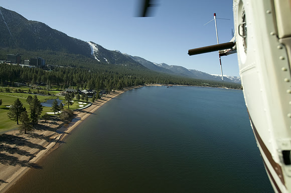 Lake Tahoe from a Bell JetRanger