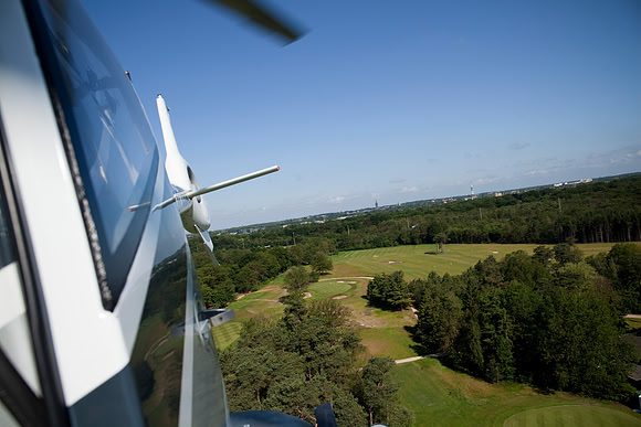 Hilvershumshe, Holland from an EC 120